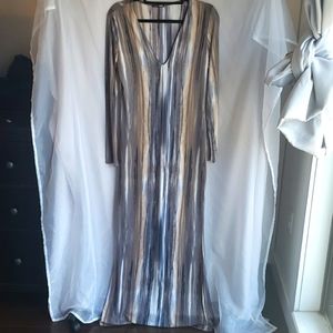 Portrait of Love Deep V Maxi dress